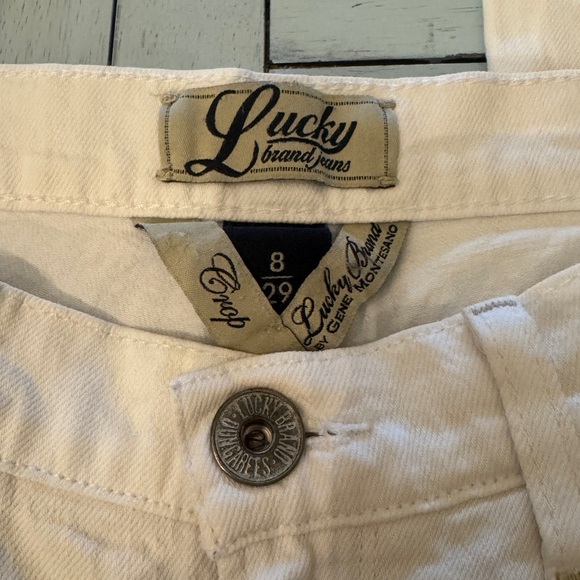 LUCKY BRAND 🍀| white crop denim jeans | Sz 8(29) - Picture 3 of 7
